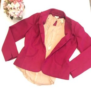 Fuchsia standing Collar Blazer NWT | sz 0 (US 4-6)